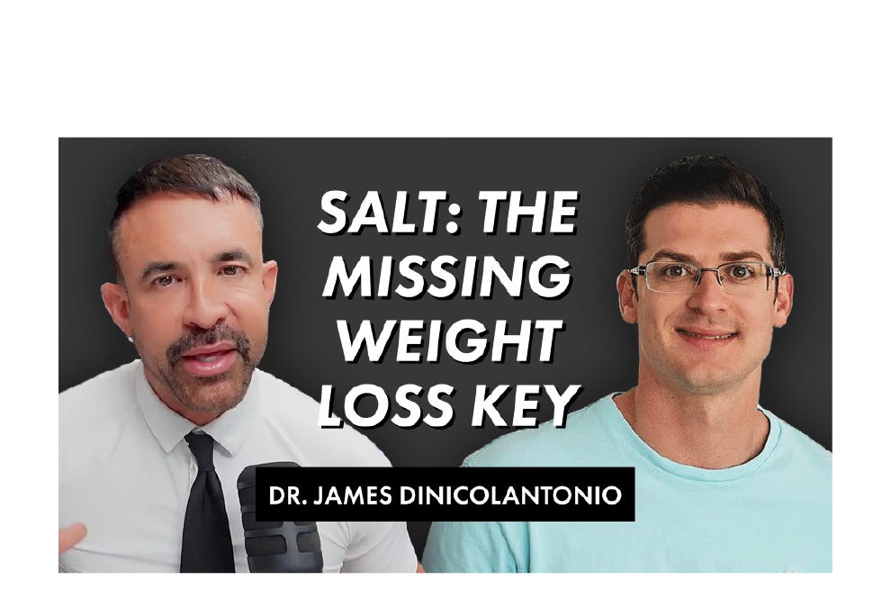Dr. James DiNicolantonio — Salt is the missing weight-loss key — the electrolyte lens behind Zero Hunger Water®.